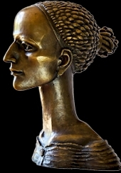 Bates ~ Muse Head Bronze