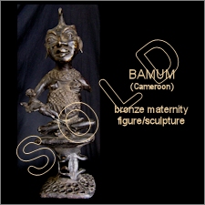 Bamum Bronze Maternity Figure