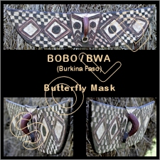 Bobo/Bwa Butterfly Plank Mask
