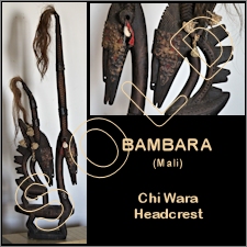 Bambara Female ChiWara Headcrest