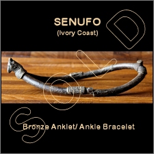 Senufo Bronze Anklet