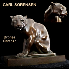 Carl Sorensen Bronze Panther