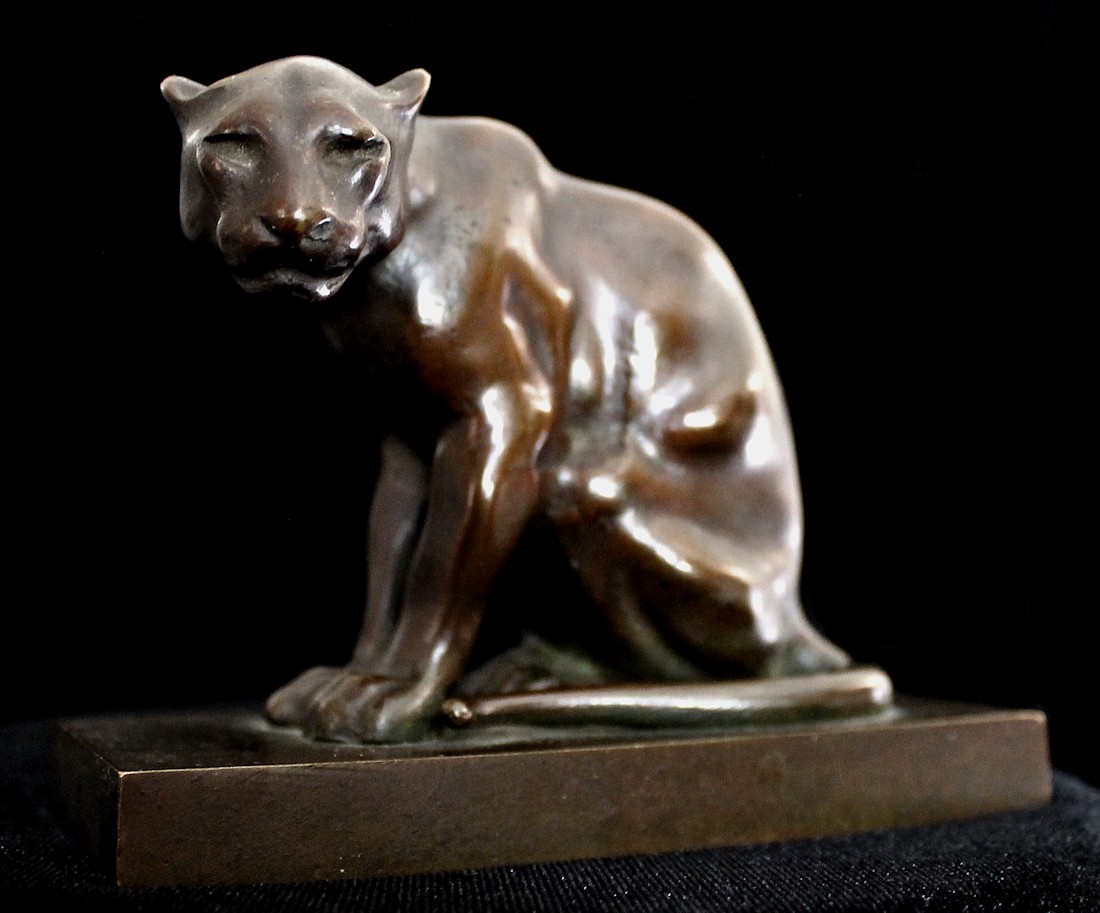 Grudge Udover Tradition Galleria Primitiva ~ Carl Sorensen Bronze Panther